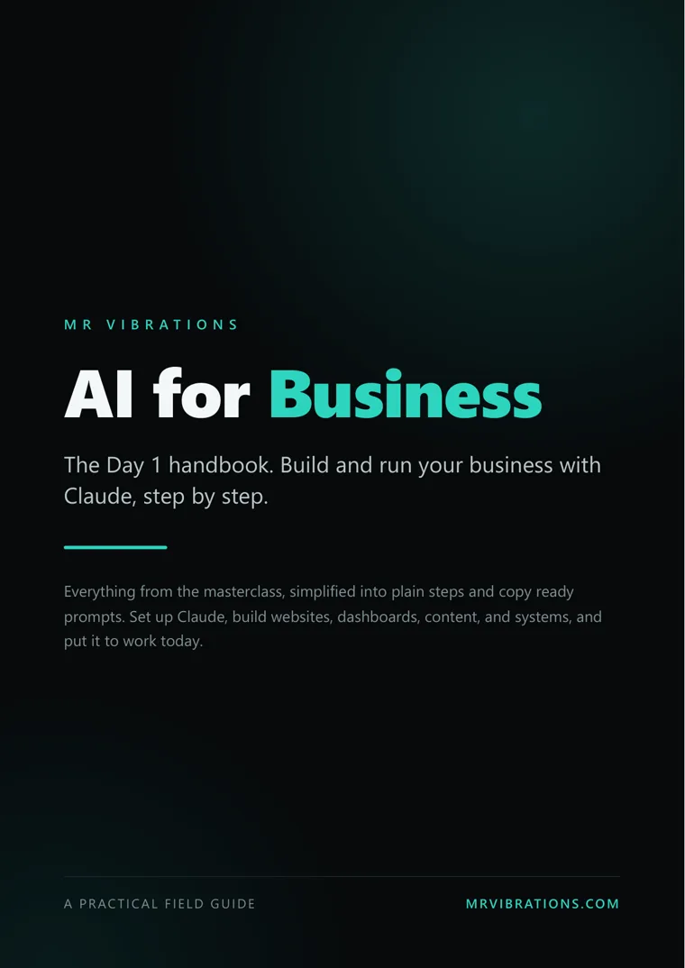 AI for Business, Day 1 Handbook first page